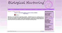 Desktop Screenshot of biologicalnurturing.com