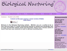 Tablet Screenshot of biologicalnurturing.com